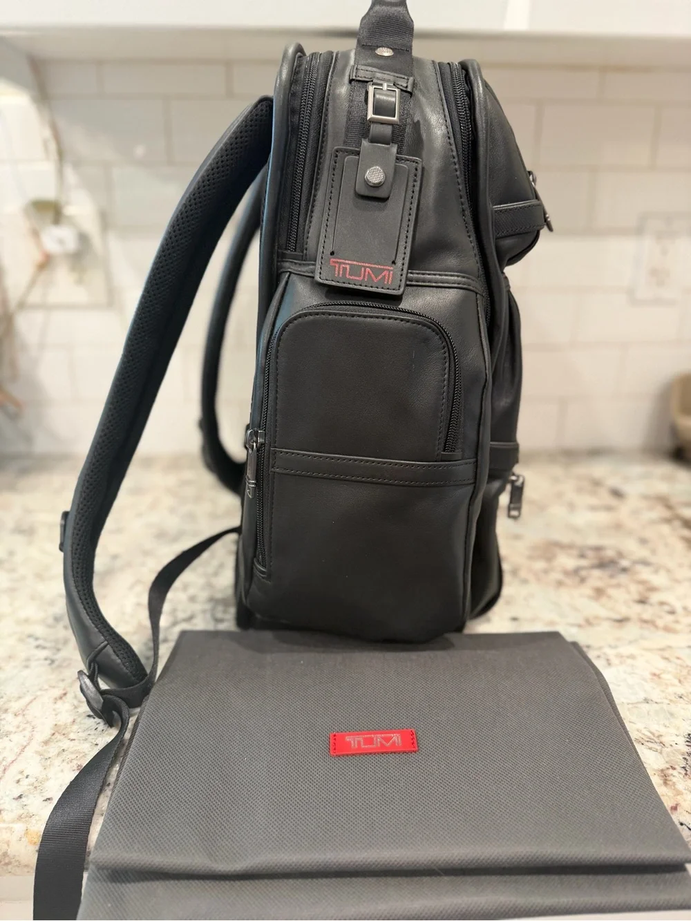 Tumi structured backpack